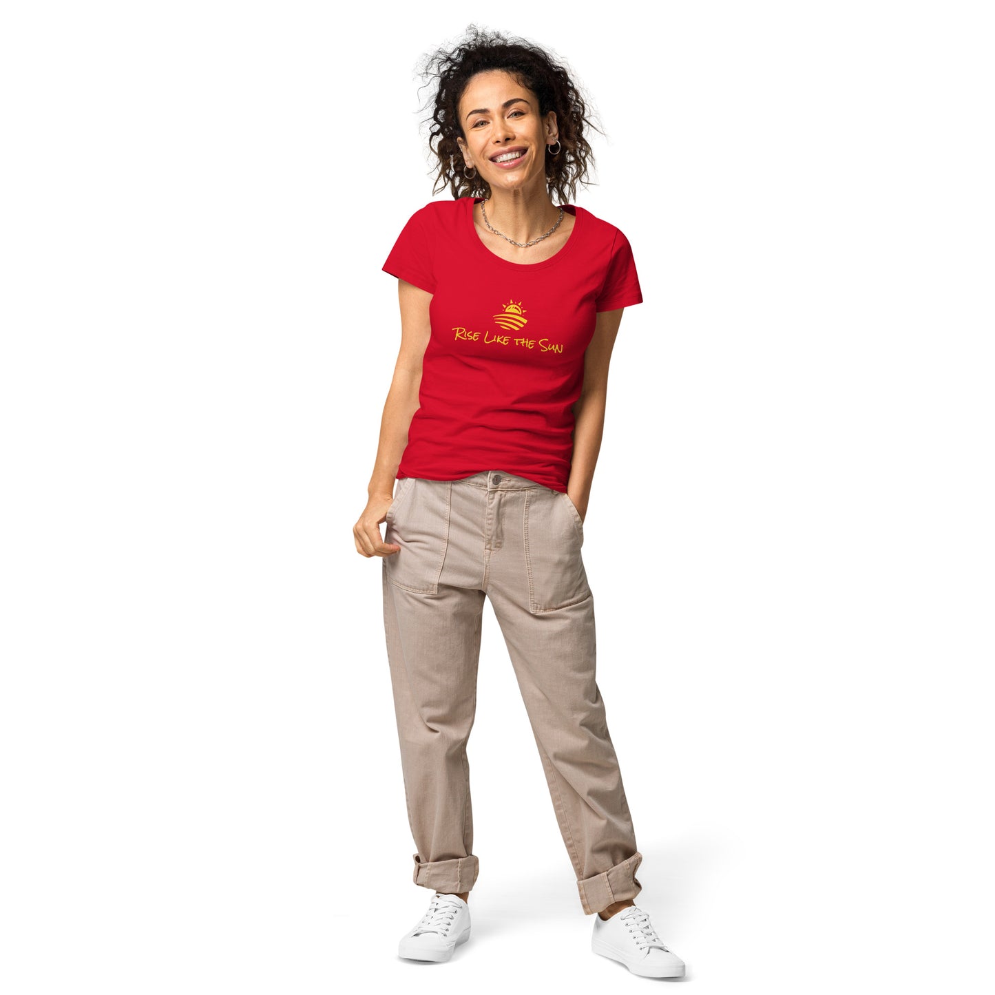 Women’s Organic t-shirt: Rise Like the Sun