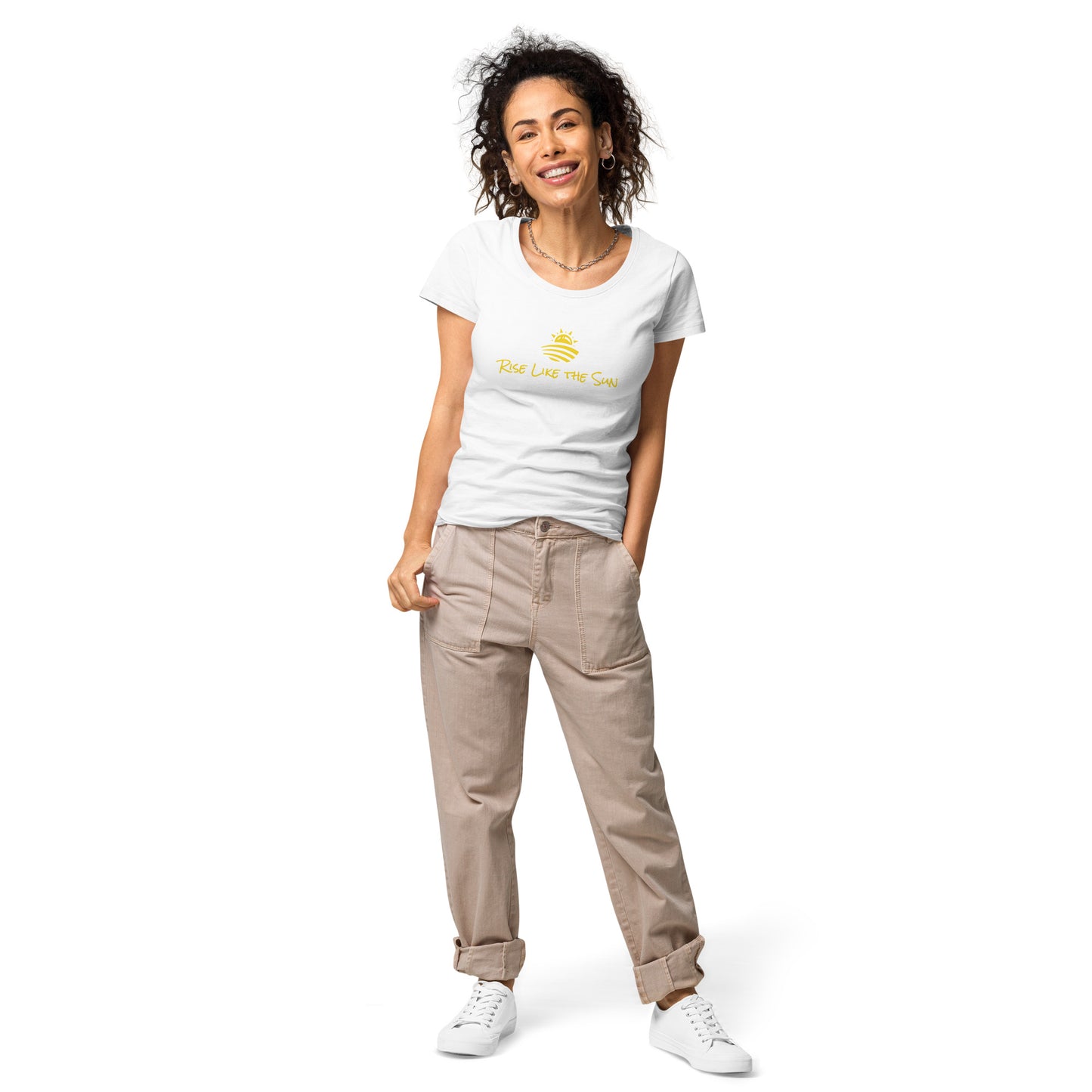 Women’s Organic t-shirt: Rise Like the Sun