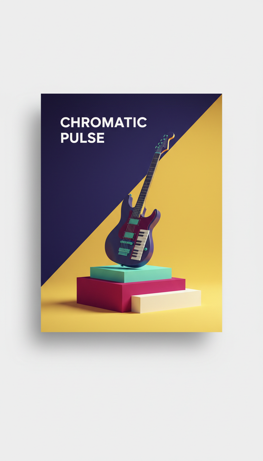 Chromatic Pulse Event Poster – Neon Series
