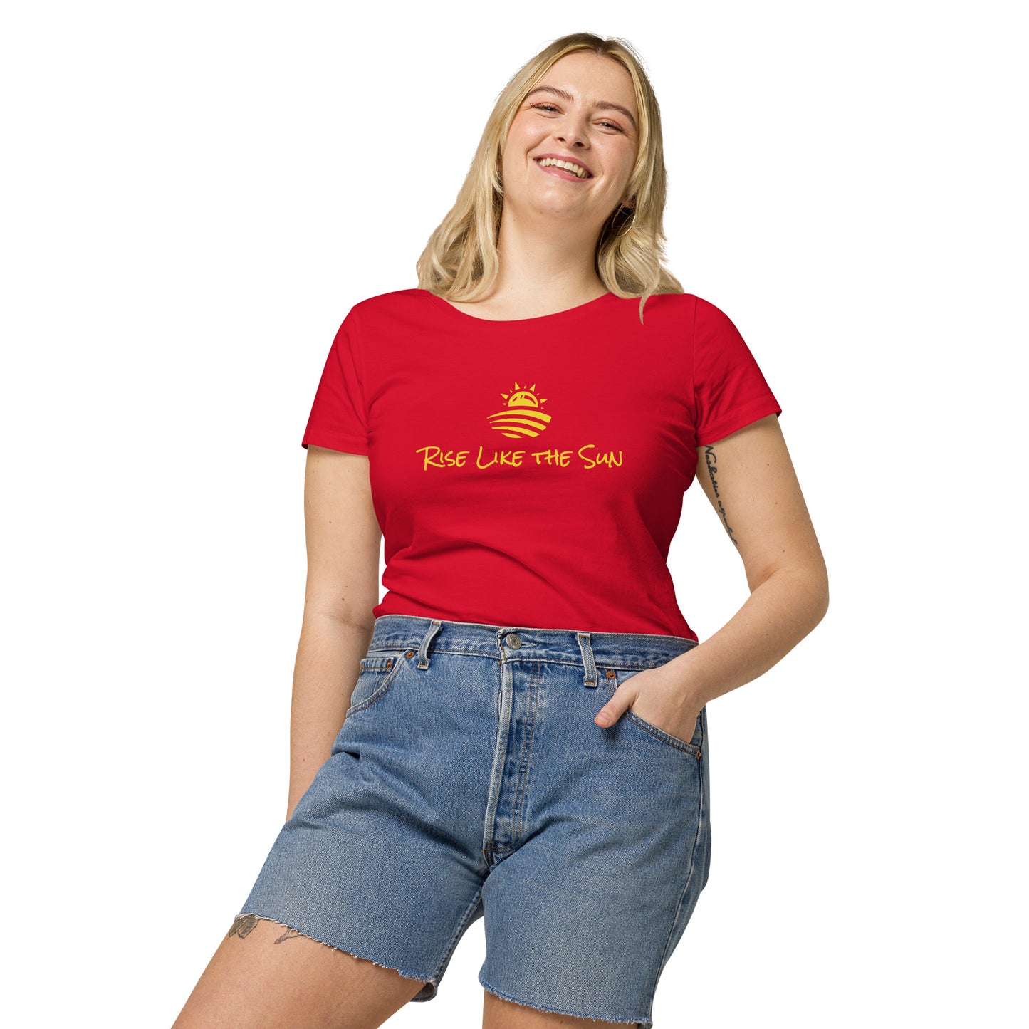 Women’s Organic t-shirt: Rise Like the Sun
