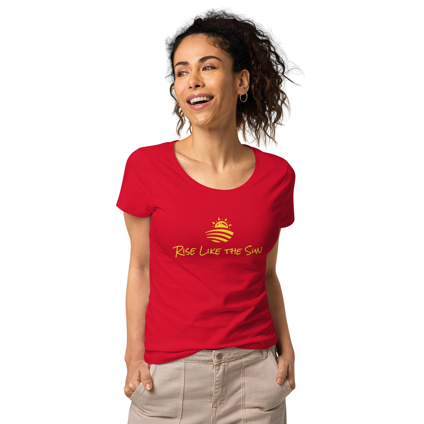 Women’s Organic t-shirt: Rise Like the Sun