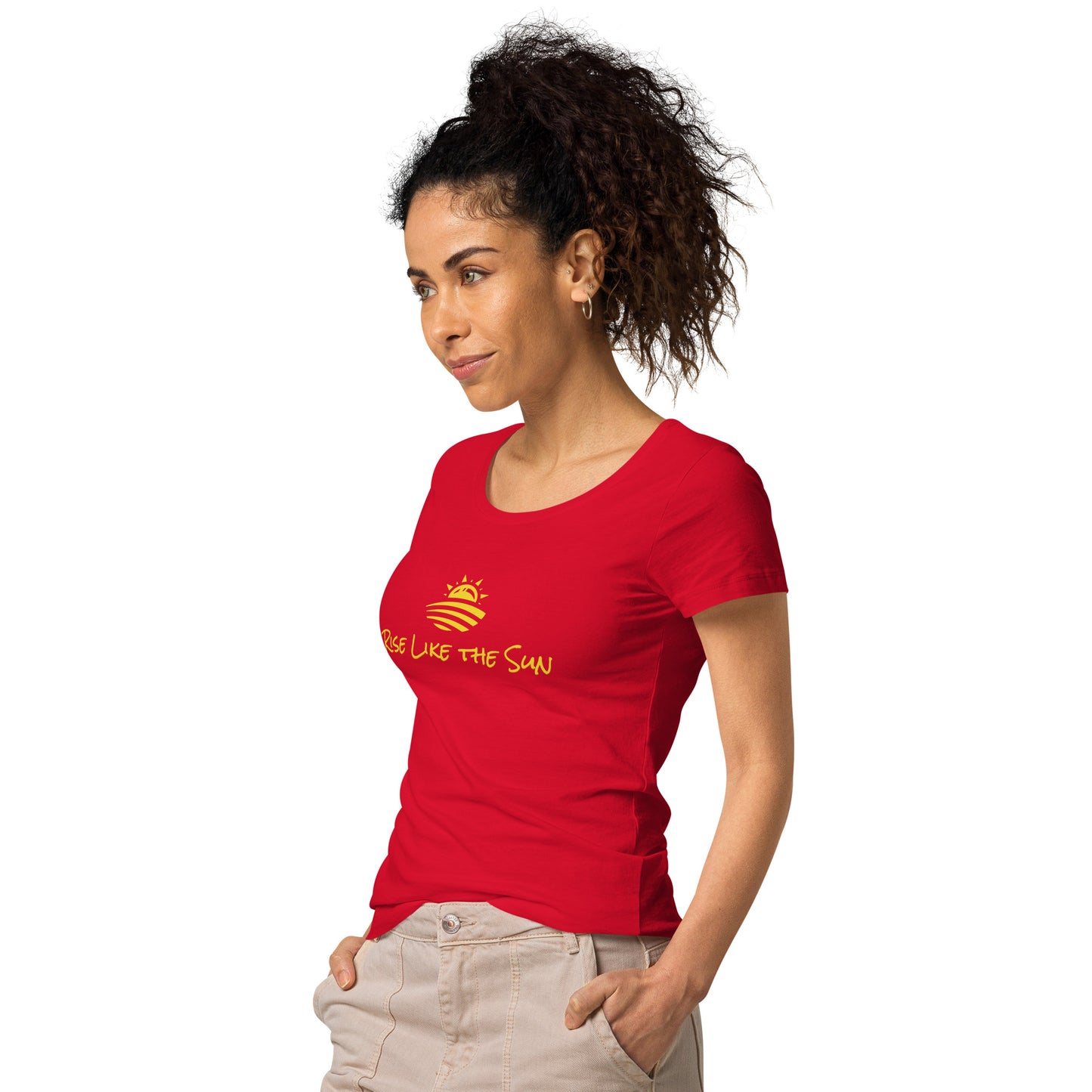 Women’s Organic t-shirt: Rise Like the Sun