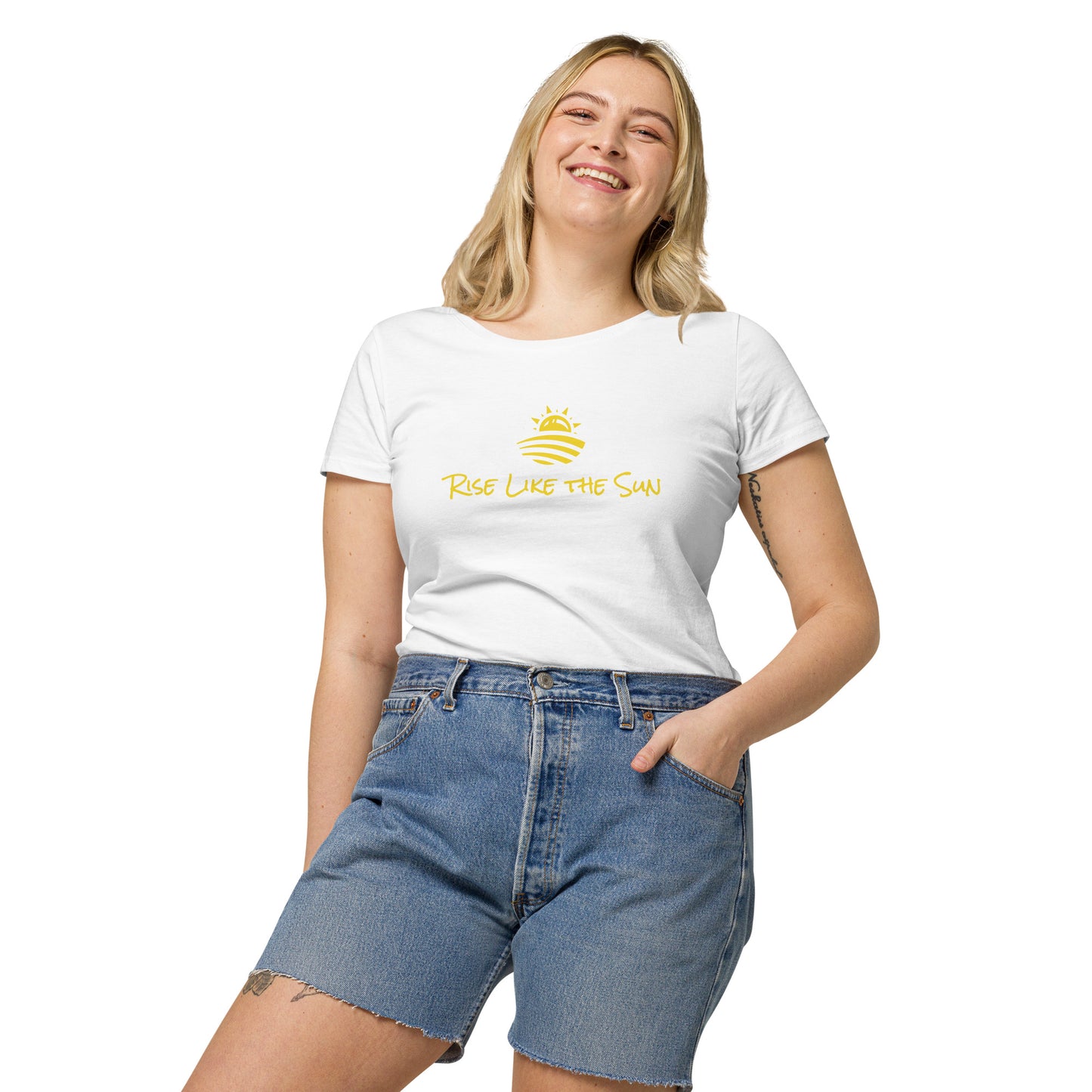 Women’s Organic t-shirt: Rise Like the Sun